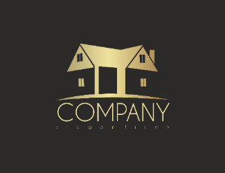 Projekt logo dla firmy złoty dom | Projektowanie logo